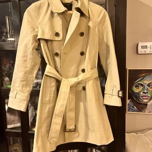 J Crew Trench Coat 6 petite